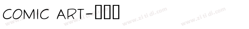 Comic Art字体转换